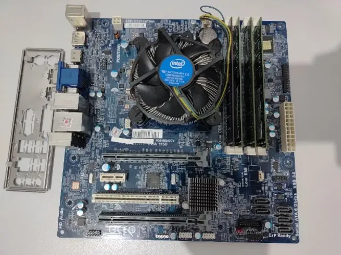 Kit Core i7 4770 + 24GB RAM + Placa Q87 + Cooler + Espelho