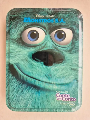 DVD + Livro Coleção Disney Conte Um Conto - Montros S.A.