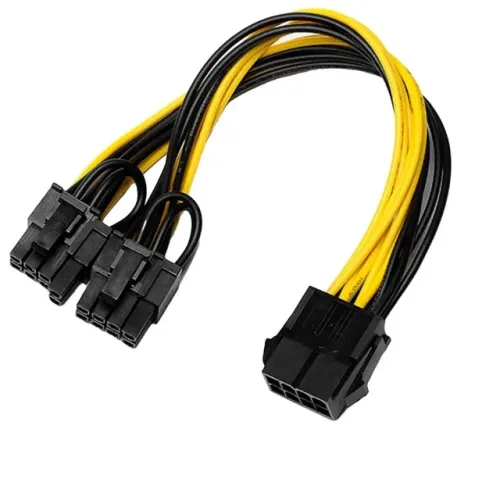 Adaptador Duplicador Placa de Vídeo Pci-8/6p (6+2) Gpu Vga *ENTREGA GRÁTIS*