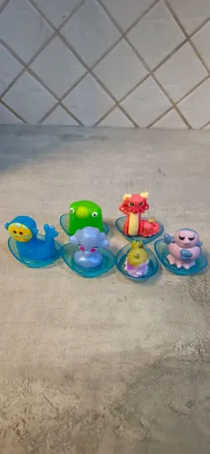 Lote Miniaturas Kinder Ovo - Criaturas Aquáticas e Monstros Marinhos