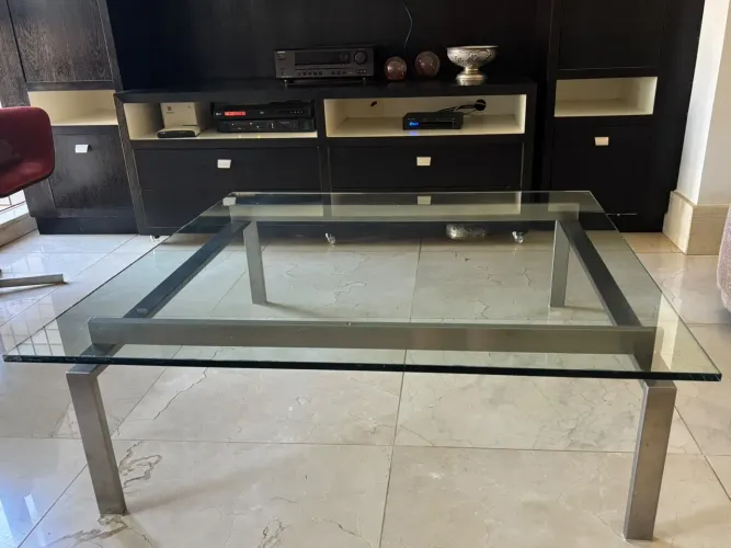 Mesa de Centro de Vidro - Excelente Estado