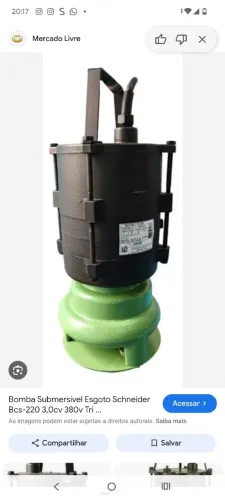 Vendo Bomba submersível Schneider