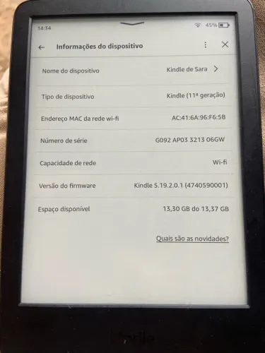 kindle 11 geração