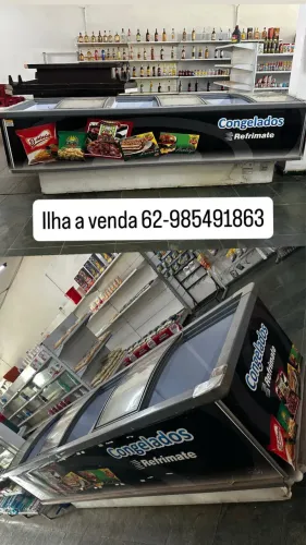 Vende-se, uma ilha e um caixa de supermercado 