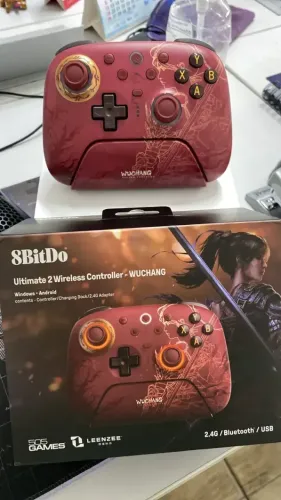 Controle 8BitDo Wuchang Edição Especial (NOVO)