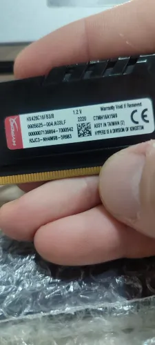 2x Memória ddr4 Kingston Hyperx Fury 8gb 2666mhz Black 