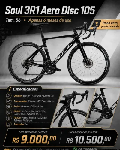 Soul 3R1 Aero Disc 105 - Tam. 56