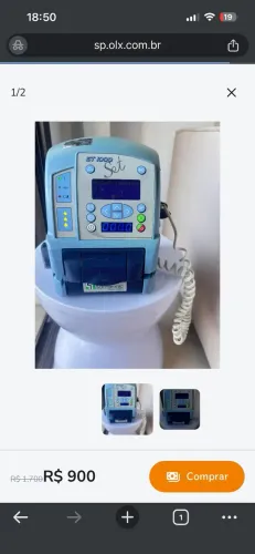 Bomba de Infusão ST 1000 Samtronic