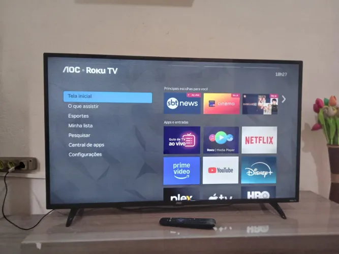 SmartTV 43 OAC/ROKU TV. Bivot.