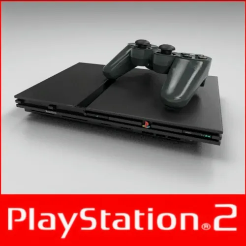PS2 Slim com modem e entrada Ethernet