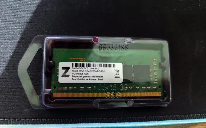 Memória 16gb ddr4 3200mhz notebook