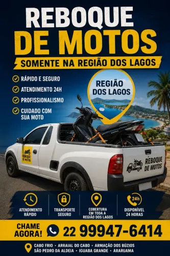 Reboque de motos 