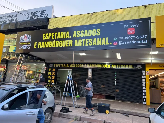 Fachada de lona 