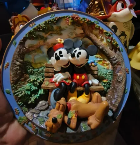 Mickey e Minie Prato 3d oficial Disney Store