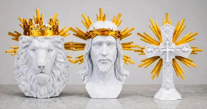 Estátua Jesus em 3D
