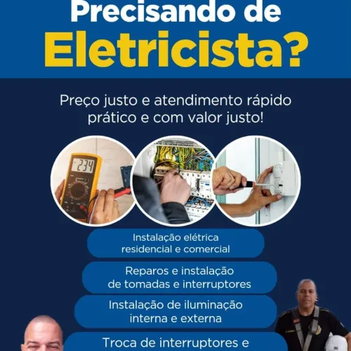 ELETRICISTA RESIDENCIAL PREDIAL ARSENAL GALO BRANCO COLUBANDE ALCÂNTARA NITEROI 