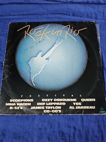 Rock in Rio 1985 LP (Disco de Vinil) - Queen, Scorpions, Ozzy Osbourne, outros.