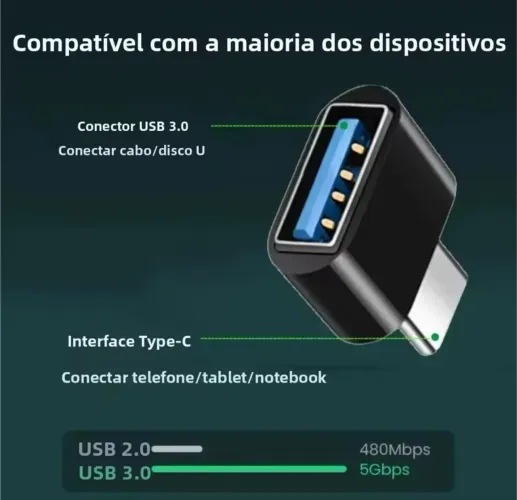 Adaptador Tipo C para USB 3.0