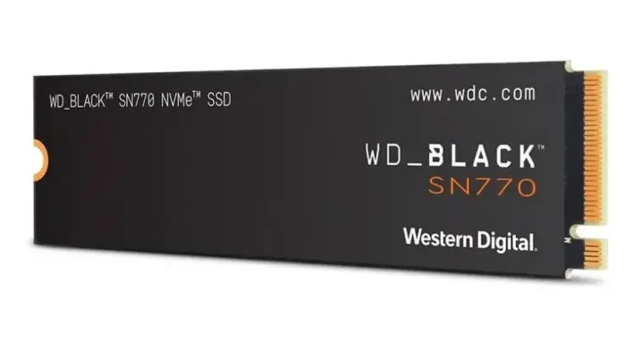 ssd nvme wd black sn770 mb/s wds100t3x0e