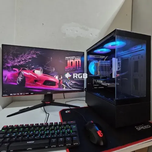 PC GAMER - Ryzen 7 2700 + RTX 3050 6GB + RAM 16GB + SSD 480GB