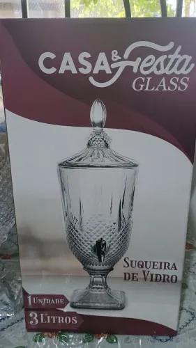 Suqueira de vidro 