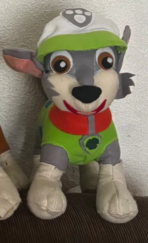 Boneco Rocky Patrulha Canina Em Feltro - Decoração De Festa