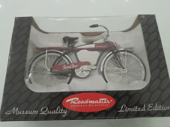 Rara Miniatura de bicicleta antiga USA Roadmaster