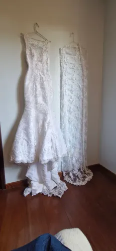 Vestido de noiva, sereia.