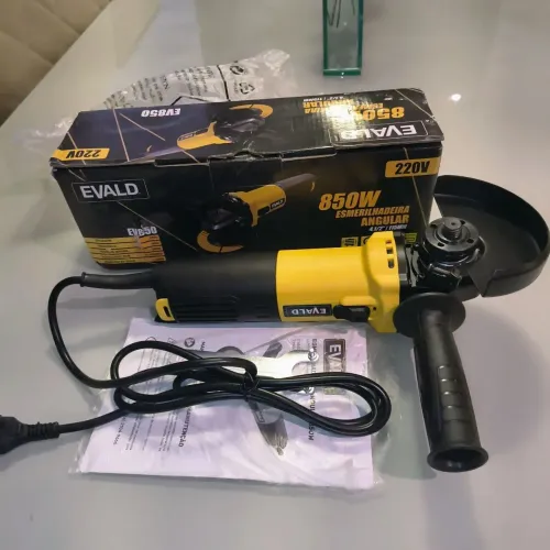 Esmerilhadeira angular Angular Evald 850W Potente e Compacta