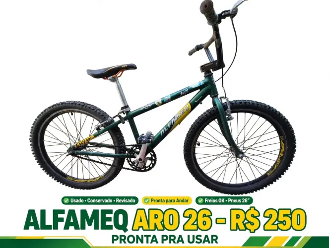 Vende-se Bicicleta semi- nova em bom estado pronta pra uso