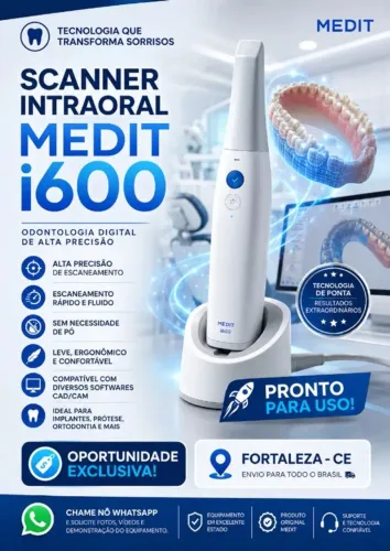 SCANNER INTRAORAL MEDIT i600 - NOVO LACRADO