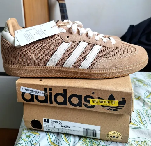 Tenis Adidas Samba Cardboard marrom (exclusivo) 41