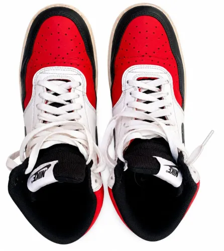 Nike court vision Mid vermelho N° 40 BRA ou 8,5 USA impecável, Raridade! Usado