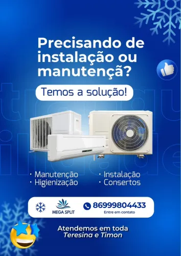 Instalação de ar condicionado mega promoção ?
