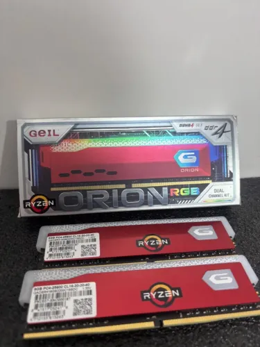 Kit memória 16gb 2x 8gb RGB 3200 ORION