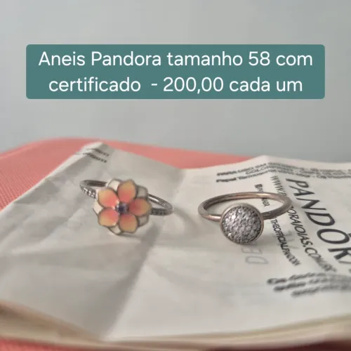 Aneis Pandora originais tamanho 58