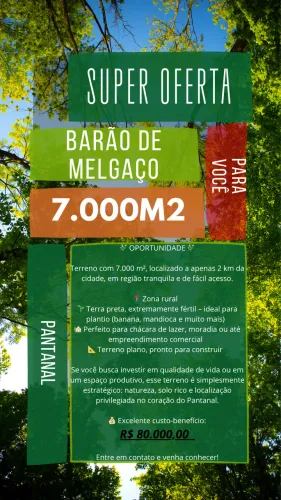 Oportunidade única para você ter sua chácara