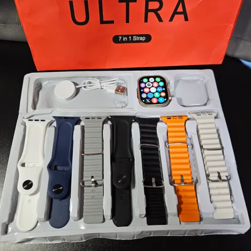 Smartwatch kit com 8 pulseiras novo