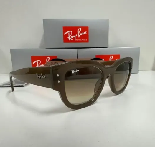 Óculos de sol ray-ban Jorge nude lentes de cristal