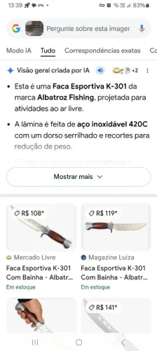 Faça esportiva k 301 marca albatros