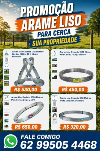 Promoção Arames Lisos Z700 Gerdau Nelore Morlan