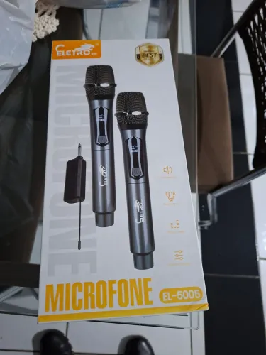 Kit Microfone El-5005 na Caixa