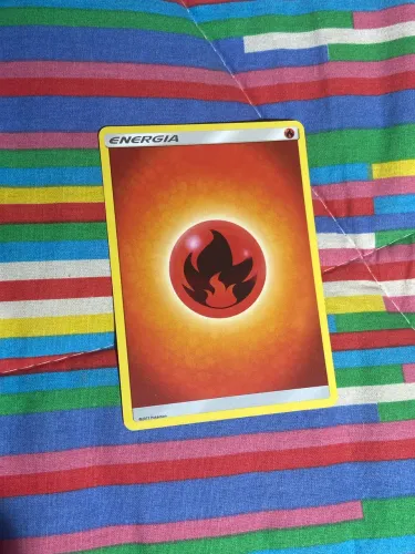 carta pokémon energia fogo