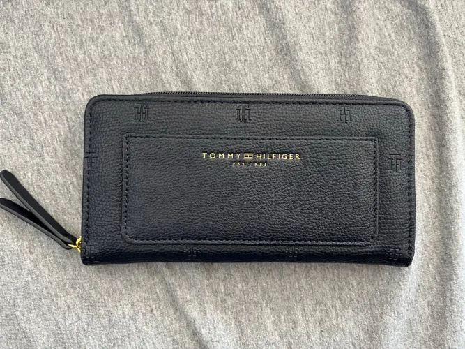 Carteira Tommy Hilfiger Azul Marinho Nova