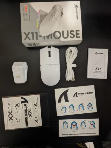LACRADO:Mouse Gamer Attack Shark x11