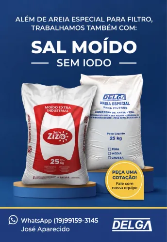 Areia para Filtros