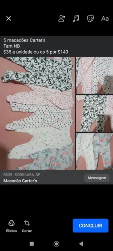 Roupa Criança