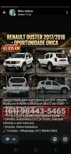 Renault Duster Dynamique 1.6 Flex 16V Aut. 2018