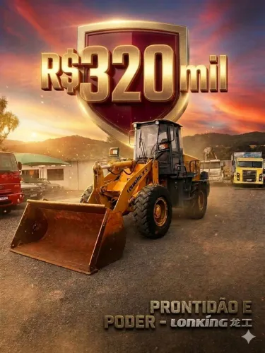 Pa carregadeira Lonking CDM833 ano 2022