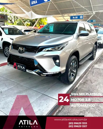 Toyota Hilux SW4 SRX Plat. 4X4 2.8 TB Die. Aut. 2024